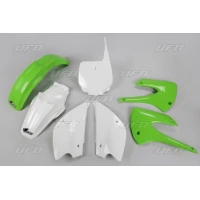 UFO КОМПЛЕКТ ПЛАСТІКОВ KAWASAKI KX 85 '01-'13 КОЛІР OEM '13 (ZIELONY/BIALY) (KA218E999)
