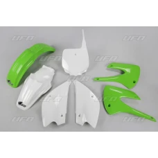 UFO КОМПЛЕКТ ПЛАСТІКОВ KAWASAKI KX 85 '01-'13 КОЛІР OEM '13 (ZIELONY/BIALY) (KA218E999)