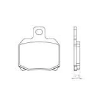 BRENTA КОЛОДКИ ДИСКОВІ ТОРМОЗНІ KH266 SPIEK METALICZNY (КОЛІР ЗОЛОТИЙ) (FT 4035)