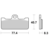 SBS BRAKEPADS DUAL SINTER