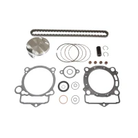 VERTEX 2025/02 КОМПЛЕКТ РЕМОНТУ GORY ДВИГУНА KTM EXC-F 350 (EXCF350) '17-'19, HUSQVARNA FE 350 '17-'19 (STD. + 0.01MM = 87.97MM) (12.3:1) (ПОРШЕНЬ, УЩІЛЬНЕННЯ TOP-END, ЛАНЦЮГ ГРМ)
