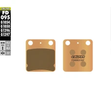 ГАЛЬМІВНІ КОЛОДКИ ДИСКОВІ GALFER МЕТАЛОКЕРАМІЧНІ (SINTERED) KH54 (ЗОЛОТИЙ) FD095G1397