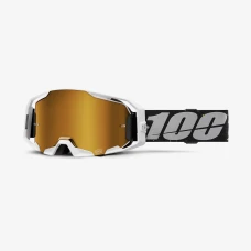 100 % ОКУЛЯРИ МОДЕЛЬ ARMATIC RAPIDRACER - MIRROR TRUE GOLD LENS - КОЛІР СІРИЙ/ЧОРНИЙ СТІКЛО КОЛІР ЗОЛОТИЙ ЗЕРКАЛО