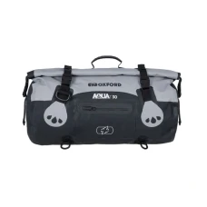 OXFORD СУМКА AQUA T-30 ROLLBAG ВОДОВІДШТОВХУЮЧА ВМІСТИМІСТЬ 30L КОЛІР ЧОРНИЙ/СІРИЙ