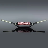 RENTHAL КЕРМО 1,1/8 ЦІЛИЙ (28,6MM) MX TWINWALL 923 РУЧКИ BLACK RC MINI/85CC PADDED КОЛІР ЧОРНИЙ Z GABKA
