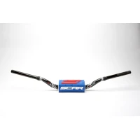 SCAR RACING КЕРМО 28,6MM МОДЕЛЬ YAMAHA YZ/YZF КОЛІР CZARNY/BIALY GABKA КОЛІР СИНІЙ/ЧОРНИЙ