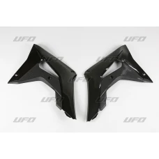 UFO КРИШКИ РАДІАТОРА HONDA CRF 250R '18, CRF 450R '17-'18 КОЛІР ЧОРНИЙ