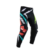 LEATT (НОВИНКА 2023) ШТАНИ MOTO 5.5 I.K.S PANT TIGER КОЛІР CZARNY/BIALY/ZIELONY/CZERWONY РОЗМІР S