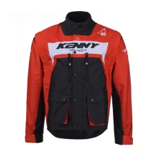 KENNY RACING 2025 КУРТКА ADVENTURE/ENDURO МОДЕЛЬ TRACK RED КОЛІР ЧОРНИЙ/ЧЕРВОНИЙ/БІЛИЙ РОЗМІР XXL