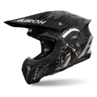 AIROH ШОЛОМ CROSS / ENDURO / ATV / QUAD TWIST 3 ARCADE МАТОВАT КОЛІР ЧОРНИЙ/БІЛИЙ/СІРИЙ МАТОВА РОЗМІР L