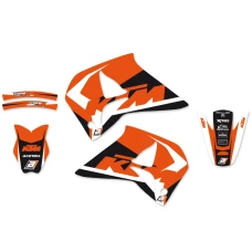 BLACKBIRD КОМПЛЕКТ НАЛІПОК (OKLEIN) KTM SUPERCOMPETITION 4 STROKE '96-'99 DREAM 4 КОЛІР ОРАНЖЕВИЙ/ЧОРНИЙ