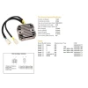 DZE РЕГУЛЯТОР НАПРУГИ HONDA VT600C SHADOW '88-'07, NTV 650 (OEM-31600-MY0-771) (ESR250, RGU-115) - зображення 1