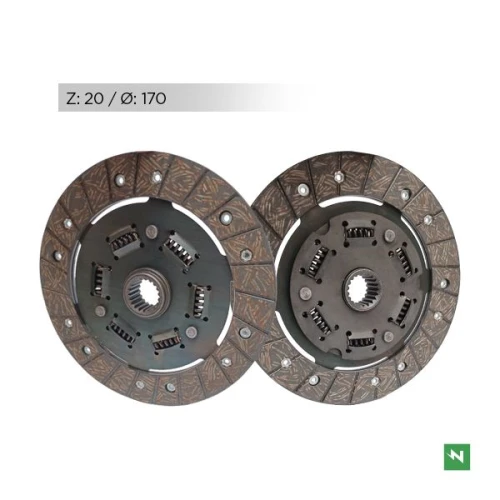 NEWFREN ДИСКИ SPRZEGLOWE MOTO GUZZI V7 3 ANNIVERSARIO\/CRBON\/LIMITED\/MILANO\/RACER\/SPECIAL\/STONE 750 '17-'20; V9 BOBBER\/ ROAMER 850 '16-'18 (СУХЕ SPRZEGLO)(DWIE ДИСКИ) - зображення 1