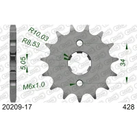 AFAM 2026/04 ШЕСТЕРНЯ ПЕРІД 2037 17 HONDA XLR 125 CBR 125 (+2), CLR 125 (JTF1264.17) (LANC. 428)