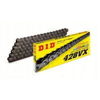 DID ЛАНЦЮГ ПРИВІДНИЙ 428VX-142 (142 ЛАНКИ) X-RING (ВІДКРИТИЙ + КРИШКА)