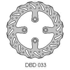 DELTA BRAKING ДИСК ТОРМОЗНИЙ ЗАД GAS-GAS 65MC '21, KTM SX65 '04-21, WAVE (160X45X3MM) (4X6,5MM) (NG1026)