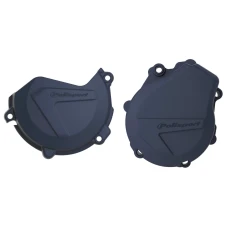 POLISPORT КОМПЛЕКТ ЗАХИСТ КРИШКИ (DEKLA) ГЕНЕРАТОР І ЗАХИСТ КРИШКИ КОМПЛЕКТА СЦЕПЛЕННЯ KTM EXC-F/XC-F 450/500 '17-'22; HUSQVARNA FE 450/501 '17-'22 КОЛІР СИНІЙ (846700003+8460500003)