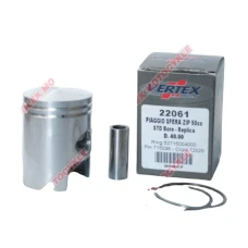 VERTEX ПОРШЕНЬ PIAGGIO,SFERA,ZIP,QUARZ,FREE 40,60 MM (+0,60) ( КІЛЬЦЯ 52715004060 X 2 ШТУКИ. )