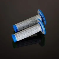 RENTHAL ПЕРЕМИКАЧІ MX DUAL COMPOUND TAPERED BLUE H/WAFF, DWUSKLADNIKOWE, КОЛІР SZARY/NIEBIESKI