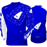 UFO 2023/04 СОРОЧКА TECNO JERSEY CROSS КОЛІР СИНІЙ БІЛИЙ РОЗМІР L - UFO KOLEKCJA 2023