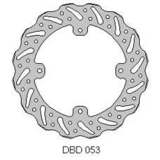 DELTA BRAKING ДИСК ТОРМОЗНИЙ ЗАД HUSQVARNA TC 85 '14-20, KTM SX 85 '11-20, 250/350 FREERIDE '12-19, WAVE (210X110X3MM) (4X6,5MM) (NG1281)