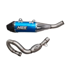 HGS ВИПУСКНА СИСТЕМА 4T COMPLETE КОМПЛЕКТ НОВИНКА КОНСТРУКЦІЙ KTM250SX-F 23-.. BLUE/CARB