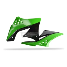 POLISPORT РАДІАТОР SCOOPS KAWASAKI KX250F(09-12) OEM КОЛІР ЗЕЛЕНИЙ 05/BLACK (6)