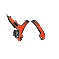 ACERBIS НОВИЙ ТОВАР 2024/02 КРИШКИ РАМИ X-GRIP KTM SX / SXF 23-24 КОЛІР ЧОРНИЙ КОЛІР ПОМАРАНЧ