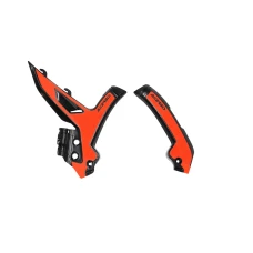 ACERBIS НОВИЙ ТОВАР 2024/02 КРИШКИ РАМИ X-GRIP KTM SX / SXF 23-24 КОЛІР ЧОРНИЙ КОЛІР ПОМАРАНЧ