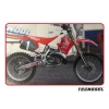 TECNOSEL (BLACKBIRD) ПОКРИВКА\/ПОКРИВКА NA СИДІННЯ HONDA CR 125 '93-'97, CR 250 '92-'96, REPLICA TEAM HONDA '92, КОЛІР ЧЕРВОНИЙ, НАДПИС HONDA - зображення 2