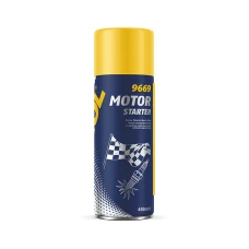 MANNOL MOTO СТАРТЕР (SAMOSTART - ULATWIA ВИКОРИСТАННЯ ДВИГУНА) SPRAY 450ML (9669) (12)