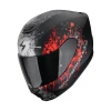 SCORPION ШОЛОМ EXO-391 WOLF MATT BLACK-RED XXL - зображення 2