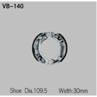 VESRAH КОЛОДКИ БАРАБАННІ ДИСКОВІ ТОРМОЗНІ HONDA XL 250R '82-'87, XL350R '84-'86 (MADE IN JAPAN)