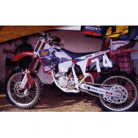 TECNOSEL (BLACKBIRD) КОМПЛЕКТ НАЛІПОК (OKLEIN) + ПОКРИВКА/ПОКРИВКА NA СИДІННЯ HONDA CR 125 '95-'97, CR 250 '95-'96 REPLICA TEAM HONDA MADDII '95
