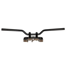 BIKETEC КЕРМО СТАЛЬНИЙ HONDA NC 700 S (ABS) (DCT) (2012-2013) КОЛІР ЧОРНИЙ (УЗОР OEM: 53100-MGS-D40ZA)