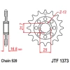 JT ЗІРОЧКА ПЕРІД 2042 16 HONDA NC 750X\/S\/DCT '14-'15, INTEGRA 750 DCT '14-'15 (204216JT) (LANC. 520) - зображення 1
