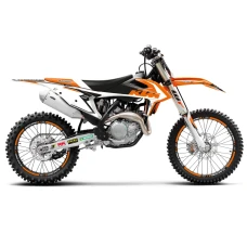 BLACKBIRD КОМПЛЕКТ НАЛІПОК (OKLEIN) + ПОКРИВКА/ПОКРИВКА NA СИДІННЯ KTM SX/SXF '19-'22, EXC '20-'22, DREAM 4 КОЛІР  ОРАНЖЕВИЙ/ЧОРНИЙ