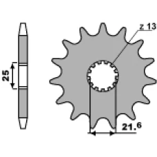 PBR ЗІРОЧКА ПЕРІД 564 16 18NC SUZUKI GSXR 600/750 , GSR 600 (JTF520.16) (LANC. 525)