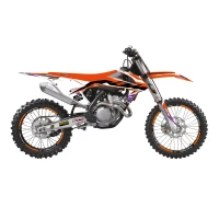 BLACKBIRD КОМПЛЕКТ НАЛІПОК (OKLEIN) KTM SX/SX-F '16-'18, EXC/EXC-F '17-'19 DREAM 5 ХРОМ EFX КОЛІР КОЛІР ПОМАРАНЧ ЧОРНИЙ