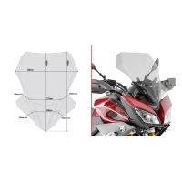 GIVI SPECIFIC КОЗИРКА, БАНЕР 48 X 42 CM (H X W) MT-09 TRACER (15)