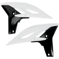 UFO КРИШКИ РАДІАТОРА YAMAHA YZF 250 '10-'12 КОЛІР BIALY/CZARNY