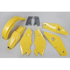 UFO КОМПЛЕКТ ПЛАСТІКОВ HUSQVARNA 2T '00-'04, 4T '02-'04 КОЛІР OEM (ZOLTY/GRAFITOWY) (HU600E999)
