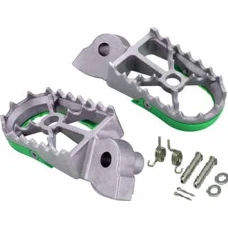 BUZZETTI ПІДНІЖКИ PEGI KAWASAKI KX 250 '19-'22; KXF250 '06-'18; KX 450 '21-'22; KXF 450 '07-'18 ( СТАЛЬ НЕРЖАВІЙКА W KOMPLECIE Z КОМПЛЕКТОМ MONTAZOWYM 2 ПРУЖИНИ, 2 ШАРОВІ, 2 ПРОКЛАДКИ, 2 ZAWLECZKI)
