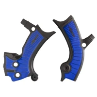 RACETECH КРИШКИ РАМИ (КОМПЛЕКТ) BI-MATERIAL YAMAHA YZF 250 '19-21, YZ-FX 250 '20-21, YZF 450 '18-21, YZ-FX 450 '19-21, WRF 250 '20-21, WRF 450 '19-21 КОЛІР ЧОРНИЙ СИНІЙ