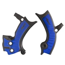 RACETECH КРИШКИ РАМИ (КОМПЛЕКТ) BI-MATERIAL YAMAHA YZF 250 '19-21, YZ-FX 250 '20-21, YZF 450 '18-21, YZ-FX 450 '19-21, WRF 250 '20-21, WRF 450 '19-21 КОЛІР ЧОРНИЙ СИНІЙ