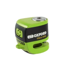 OXFORD АКЦІЯ БЛОК ТОРМОЗА ДИСКА ALARMEM MICRO XA5 КОЛІР ZIELONYY FLUO (PIN 5.5MM)