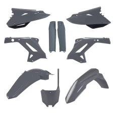 POLISPORT КОМПЛЕКТ ПЛАСТІКОВ HONDA CR 125/250 '04-'07 (RESTYLING NA МОДЕЛЬ 2022) КОЛІР СІРИЙ (NARDO GREY)