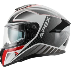 APEX ШОЛОМ FT300 НОВА YORK WHITE/GREY/RED 3XL