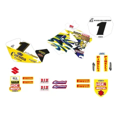 BLACKBIRD КОМПЛЕКТ НАЛІПОК (OKLEIN) SUZUKI RM 125/250 '01-'08 REPLICA TEAM SUZUKI 2003