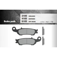 BRENTA КОЛОДКИ ДИСКОВІ ТОРМОЗНІ KH450 SPIEK METALICZNY (КОЛІР ЗОЛОТИЙ) ВИКЛЮЧЕНИЙ ROAD (FT 6105)